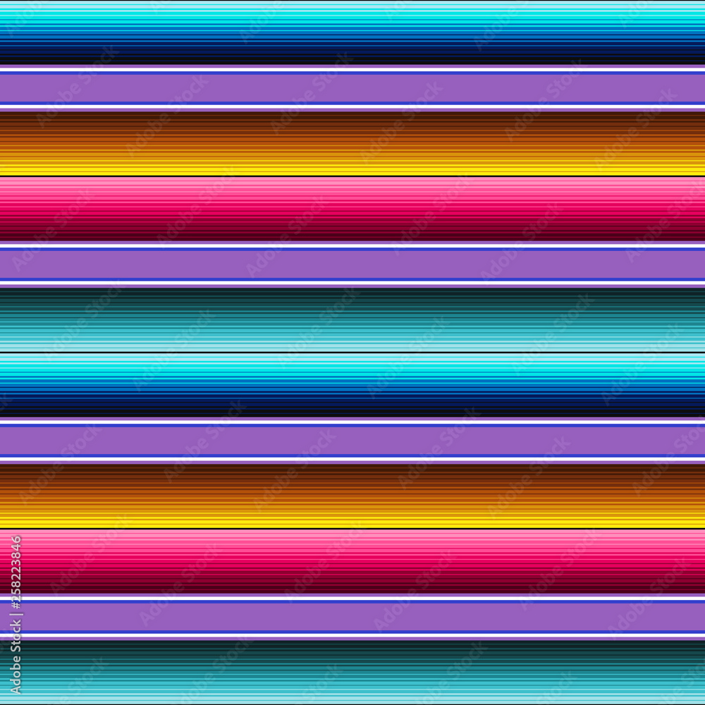 Serape Seamless Pattern - Colorful Mexican fabric repeating pattern design Serape Seamless Pattern - Colorful Mexican fabric repeating pattern design