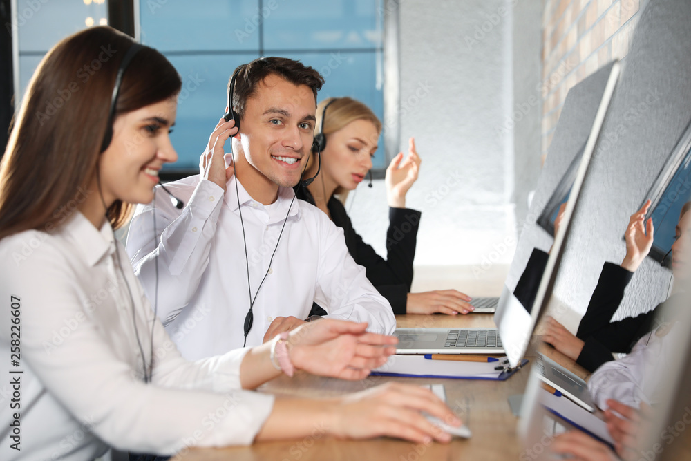 Technical support team working in modern office Technical support team working in modern office