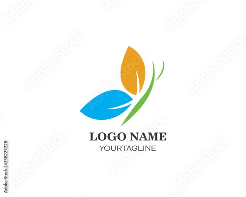 Free Download butterfly logo vector template - GFXLoad