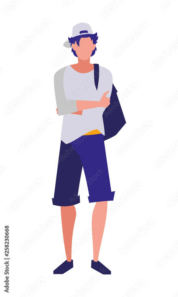 young boy student modeling young boy student modeling