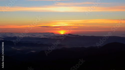 sunset in the mountains © Thomas