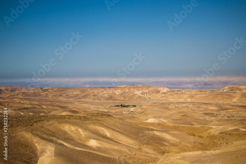 Desert View of Judean desert, Israel © yeshaya