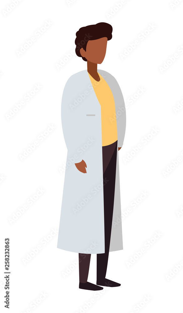 male black doctor professional character male black doctor professional character