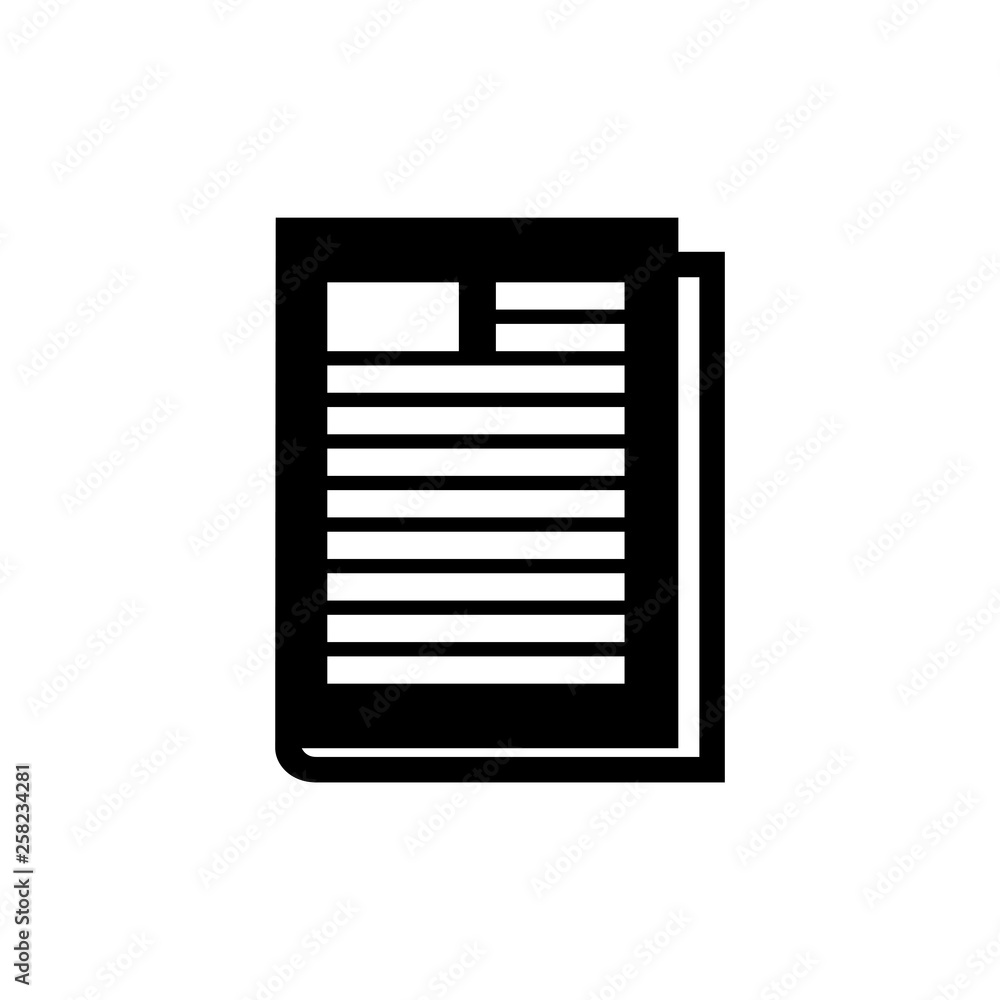 Press documents vector Press documents vector