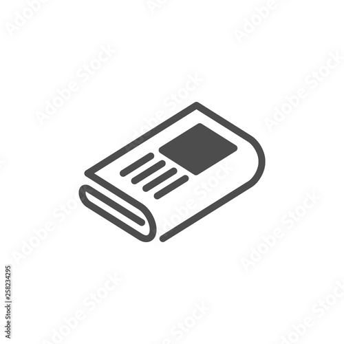 Newspape vector icon