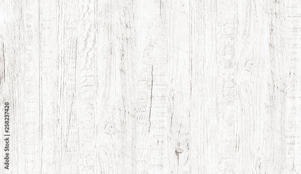 Obraz premium White wood pattern and texture for background. Close-up.