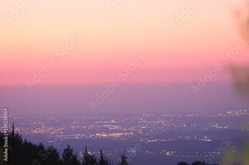 A crazy sunset in Israel Views of the Holy Land