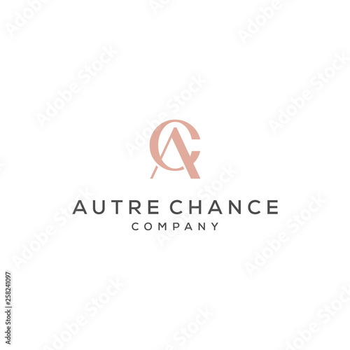 CA initial logo design
