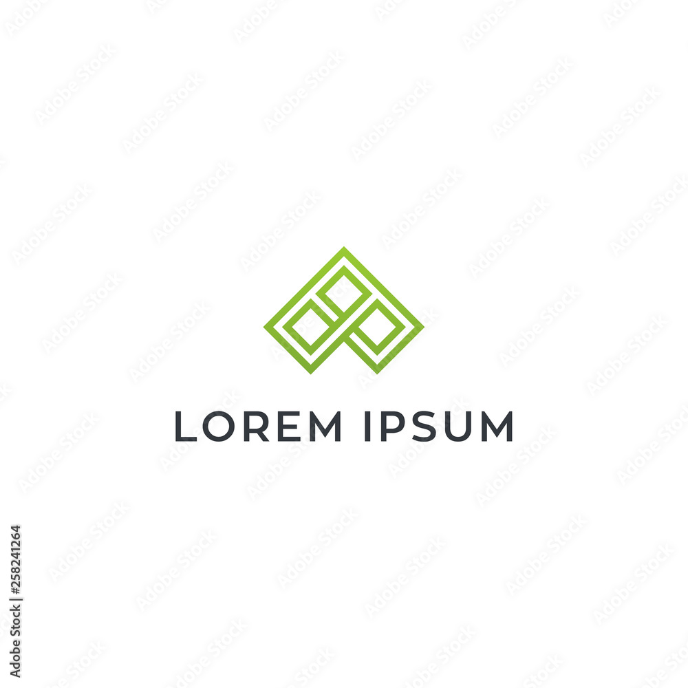 W abstract logo design W abstract logo design