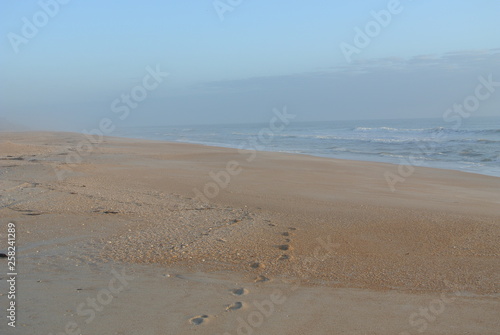 Beach with surf