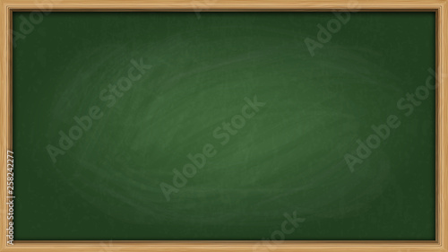 Green slate chalk board