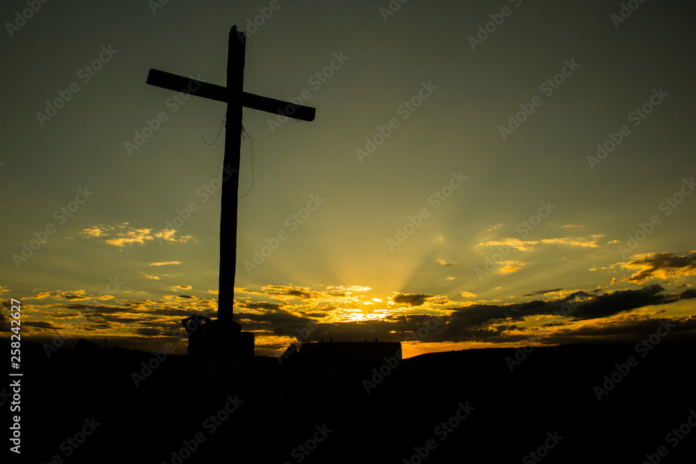 Sunset on top of one of the several rock formations of Pedra Azul, city of Jequitinhonha, in Minas Gerais, Brazil