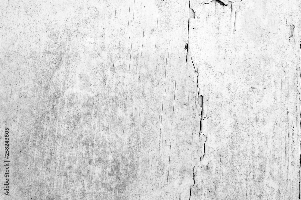 Fototapeta premium Texture black and white abstract grunge style. Vintage abstract texture of old surface. Pattern and texture of cracks, scratches and chip.