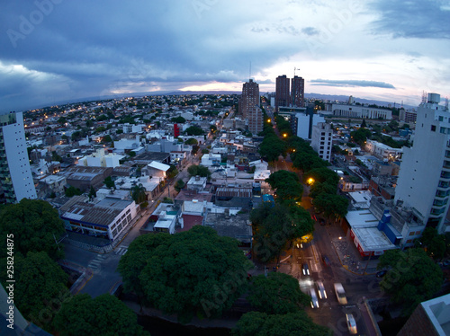 Panoramic view of Cordoba, Argentina. photo