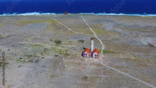 Drone film a lighthouse in Klein Curaçao - Paradise Island