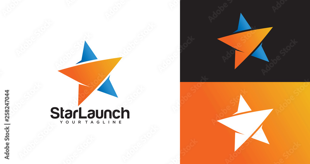 star launch logo star launch logo