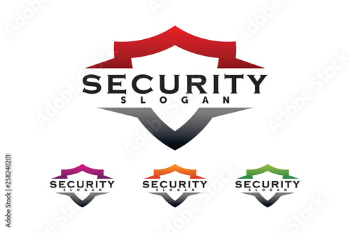 shield security logo company template element