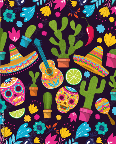 cinco de mayo pattern background