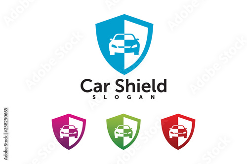 car shield logo company template element