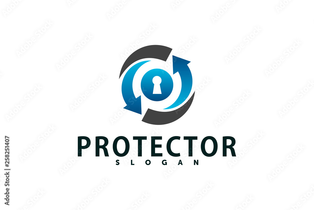 protect center logo design template
