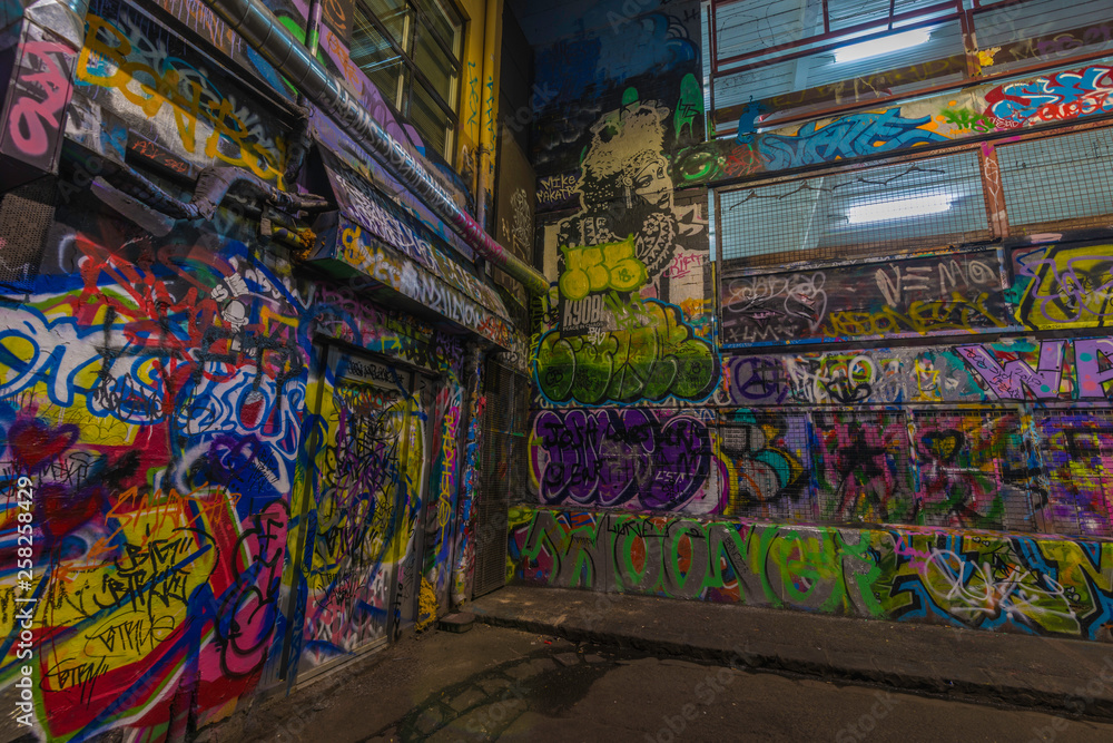 Fototapeta Grafiti w Melbourne