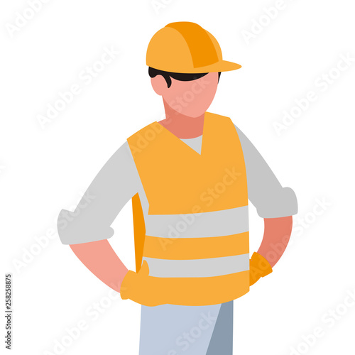 industrial worker avatar character