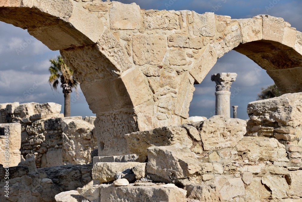 Double Arches, Kourion Archaeological Site, Cyprus