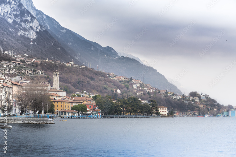 Italy Bergamo - Lake Lago d´Iseo, Europe