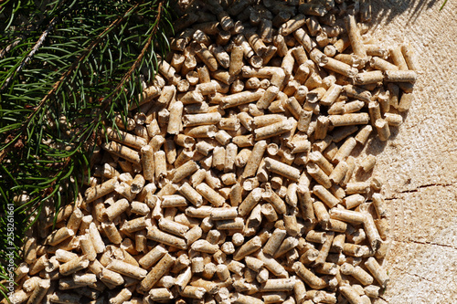 Biomasse Holzpellets