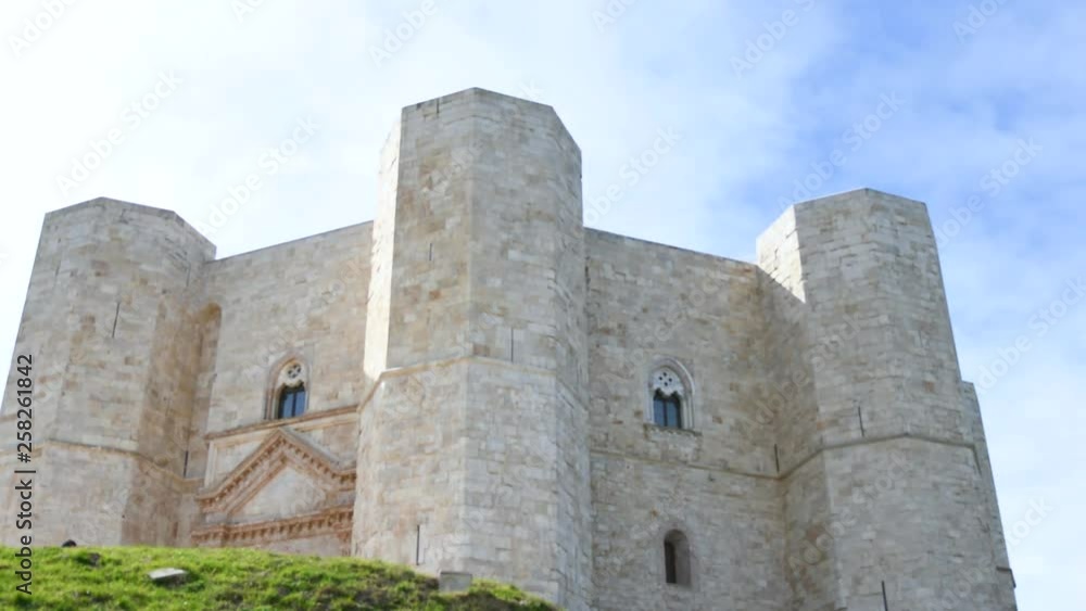 Castel del Monte fortress of the XIII in the plateau of the western Murge in Puglia, the municipality of Andria Castel del Monte fortress of the XIII in the plateau of the western Murge in Puglia, the municipality of Andria