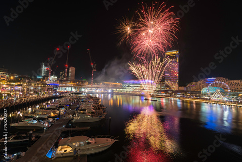 Fireworks in Darling Harbour, Sydney