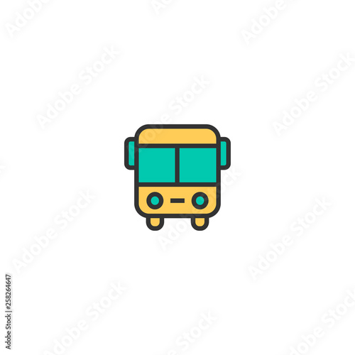 Bus icon design. Transportation icon vector design