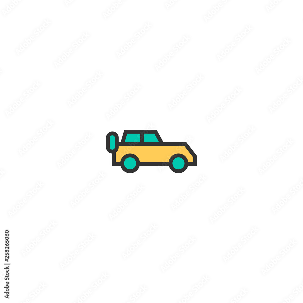 Car icon design. Transportation icon vector design