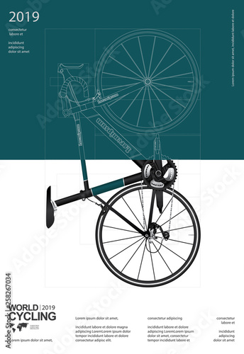 Cycling Poster Design Template Vector Illustration