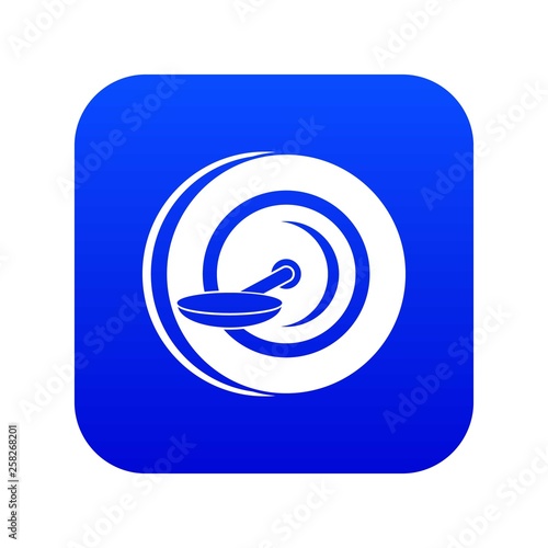 Self balancing wheel icon digital blue for any design isolated on white vector illustration