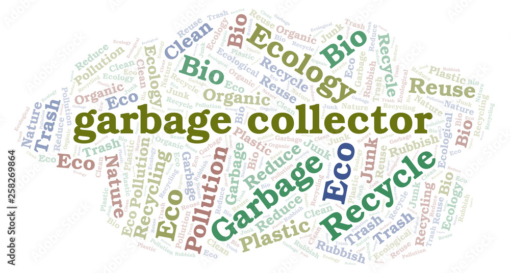 Garbage Collector word cloud.