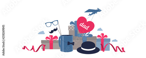 Fathers day. Composition for your design