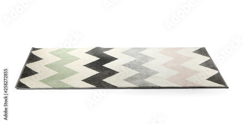 Obraz na plátně Soft carpet on white background