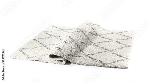 Obraz na plátně Soft carpet on white background