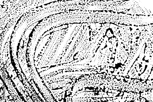 Grunge vector texture of spilled sauce or smeared black paint