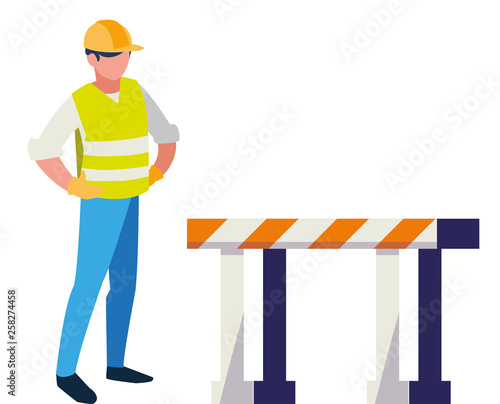 industrial worker avatar character