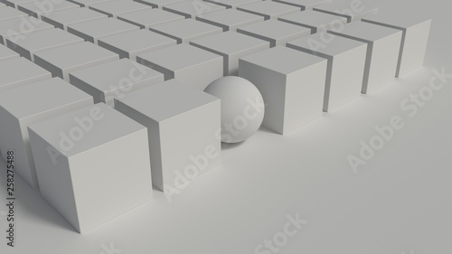 3d maze with clipping path