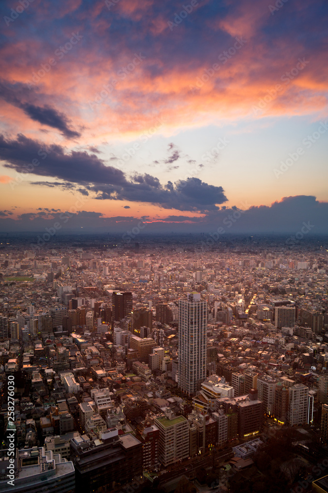 Tokyo Sonnenuntergang