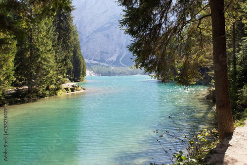 Dolomiten, Pragser Wildsee, Südtirol, Italien