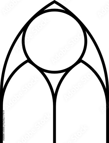 Simple gothic tracery 1