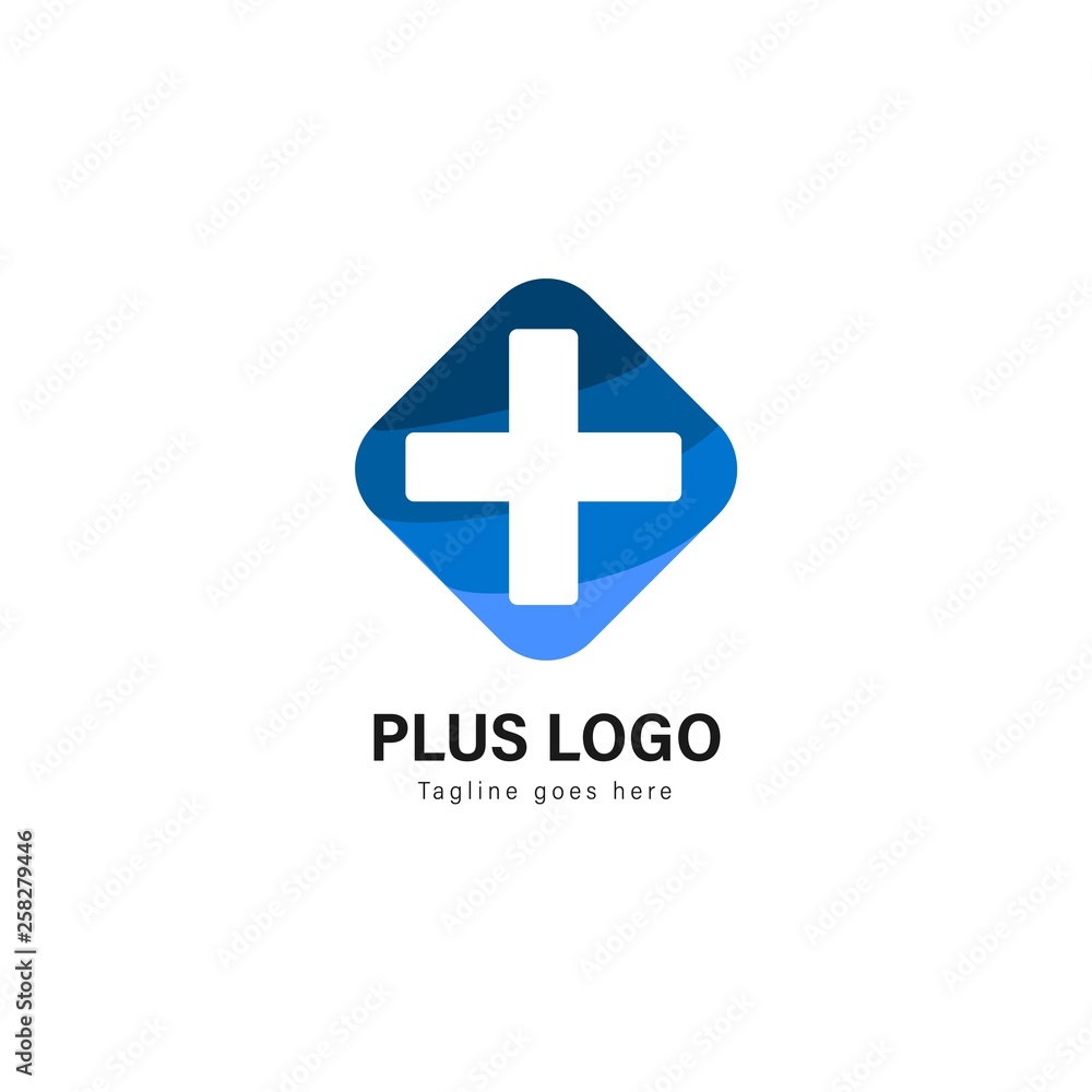 Medic logo template design. Medic logo with modern frame vector design Medic logo template design. Medic logo with modern frame vector design