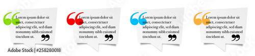 Sticky Notes with quotation marks	