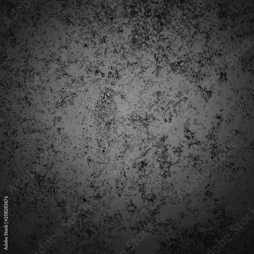 Abstract background dark vignette border frame with gray texture background. Vintage grunge background style.