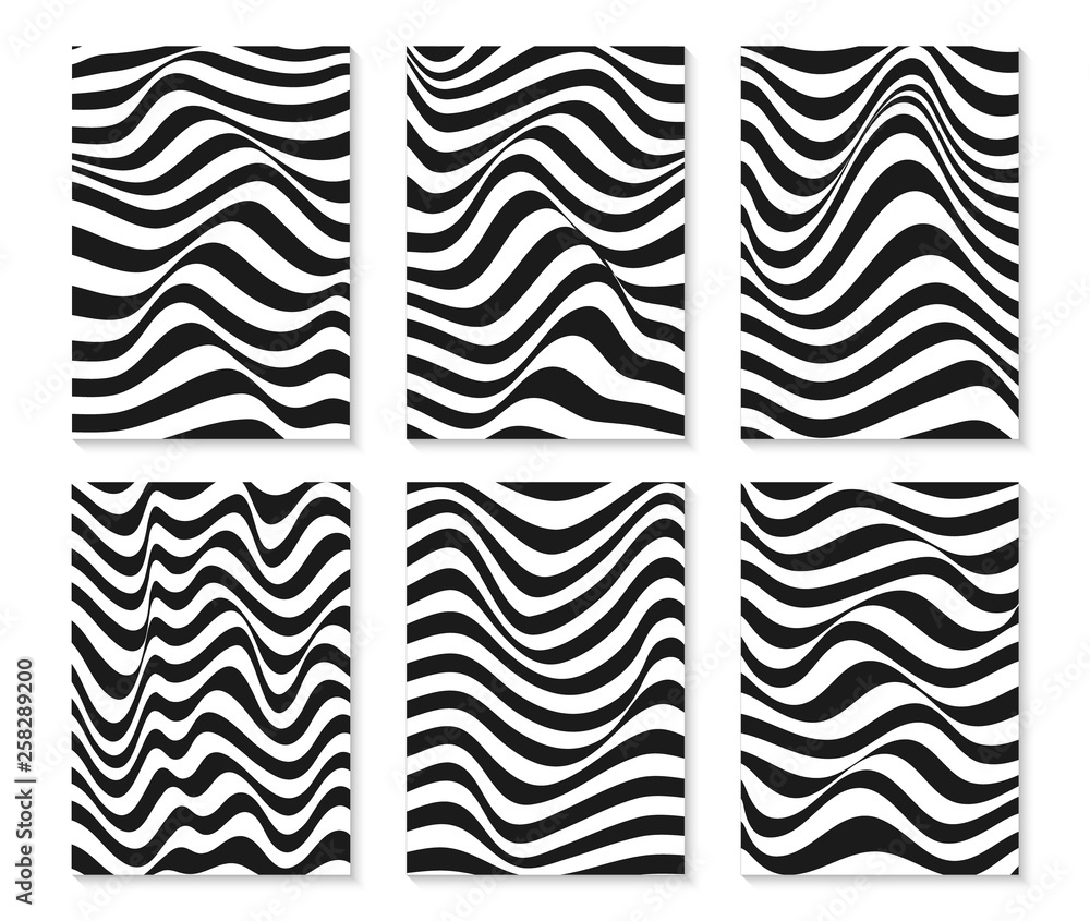 Black and white lines. Musical waves, equalizer. 3d abstract vector background. Linear art. Motion design. Black and white lines. Musical waves, equalizer. 3d abstract vector background. Linear art. Motion design.