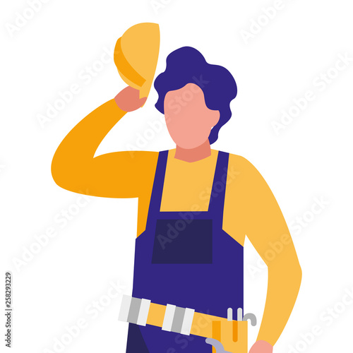 industrial worker avatar character